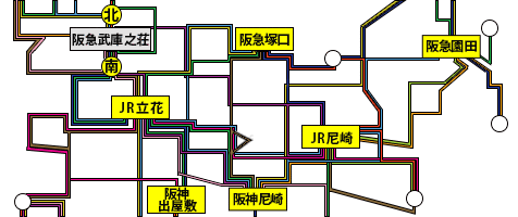 バス 路線 図 阪神